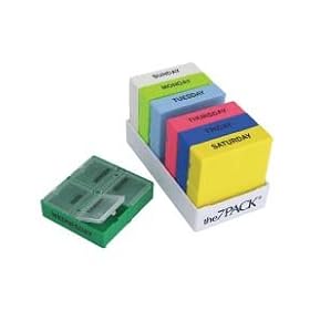 7 Day Pill Pack - Medicine Organizer Dispenser