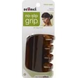 2150AdR05ZL. SL160  SALE  4 Pack Special Scunci No Slip 8cm Thick Hair Chunky Jaw Clip