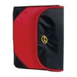 RoadWired FlashFolio - Case for memory cards - 18 memory cards - nylon - red
