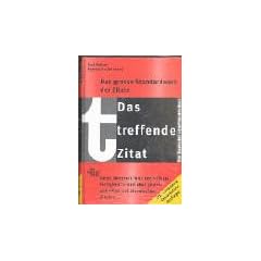 Das treffende Zitat