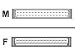 Internal SCSI Terminator Din68m Din68f Single Ended Active