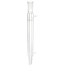 Chemglass CG-1218-05 Glass Liebig Condenser, 300mm Jacket Length, 420mm Height, 24/40 Joint