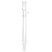 Chemglass CG-1218-05 Glass Liebig Condenser, 300mm Jacket Length, 420mm Height, 24/40 Joint