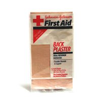 Johnson & Johnson First Aid Back Plaster (10.5 x 5.6-Inch), 1-Sheet Packages (Pack of 12)