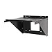 Wall Mount Equipment Shelf, 40 lb., Black