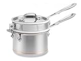 All Clad Copper Core Porcelain Double Boiler Insert by All-Clad