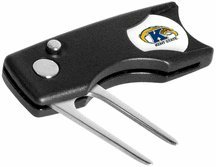 Kent State Golden Flashes Spring Action Divot Tool With Golf Ball Marker Of 2)
