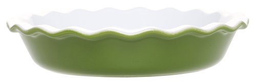 Emile Henry 9 Pie Dish Green