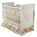 toile sleigh crib <br>by sweet beginnings