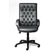 Black Leather High Back Executive Chair Black Leather