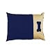 Designer Corduroy Pet Bed - Black (Black and Tan) (4H x 36W x 27D)