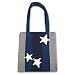 Cotton handbag, 'Never Ending Stars'