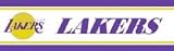 Los Angeles Lakers NBA Licensed 5 1/4 H x 15' L Border