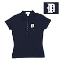 Detroit Tigers Women's Remarkable Polo by Antigua - Navy Extra Large