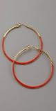 Rachel Leigh Jewelry Enamel Hoops by Rachel Leigh Jewelry