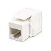 Cat6 RJ45 Keystone Jack, 180d, White