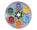 Passover Jewish Holiday Seder Night 7 pc. Plate set