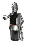 GOLFER FEMALE WINE CADDIE STEEL SCULPTURE
