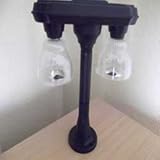 Solar Indoor/Outdoor Wall Mountable 2 light set