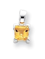 Sterling Silver Ci Pendant w/Chain