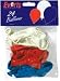 Balloons 10" Red/ White / Blue mix pk24