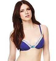Limited Collection Modal Blend Spotted Plunge A-DD Bra