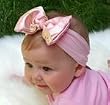 Precious Pink Bow with Baby Pink Headband