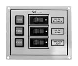 Seachoice ® 3 – Gang Rocker Elektrokorund Switch Panel Seachoice ® 3 – Gang Rocker Elektrokorund Switch Panel