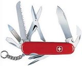 KNIFE, SWISS ARMY, HANDYMAN, RED,