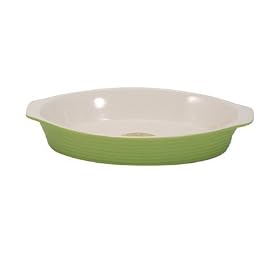 Danesco OASIS 8.5 x 4.5-Inch Au Gratin Baker, Green