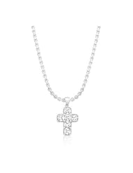 Contemporary Cross Pendant Necklace
