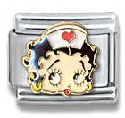 Clearly Charming Betty Boop Nurse Italian Charm