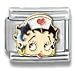 Clearly Charming Betty Boop Nurse Italian Charm