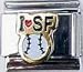 Clearly Charming I Love San Francisco SF Baseball Italian Charm