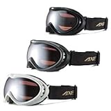 AXE[アックス] スキー/スノーボード[スノボー] ゴーグル AX830-WMD 曇り止め機能付 眼鏡[メガネ]対応 09〜10年モデル◆ダークシルバー