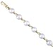 Cultured White Pearls, 14Kt. Yellow Gold. Cultured Pearl Bracelet