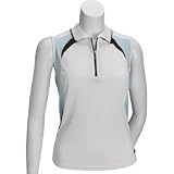 bette & court Sleeveless Colorblock Polo
