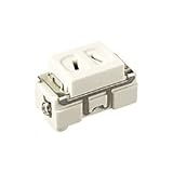 パナソニック 機器用 DC用ハ型コンセント EG端子 10A 24VDC ミルキーホワイト WCH1480W