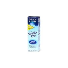 Bausch & Lomb Sensitive Eyes Saline Solution, 8 Fluid Ounces