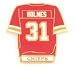 NFL Pin - Kansas City Chiefs Priest Holmes Player Pin (Holmes)