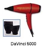 Elchim 5000r 5000 Da Vinci Ionic Plus 2000 Watt Hair Dryer, Red