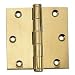 Brass Accents H07-H681S Residential Hinge Button Tip-Square Corner-Each - H07-H681S