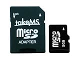 Produkt-Bild: takeMS MS8192TFL-HC6R - Flash-Speicherkarte - 8 GB - Class 6 - microSDHC