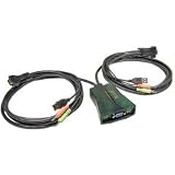 Cables Unlimited SWB-9000UA 2 Port USB KVM Switch with Audio