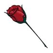 RED ROSE Temporary Tattoo 2x2
