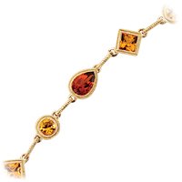 14kt. Gold, Citrine Fashion Bracelet by Fred Meyer Jewelers
