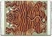 Lextra TibeTan Tiger, 10.25 x 7.125 Inches, MouseRug, Orange, Sage and Brown, One (MT...