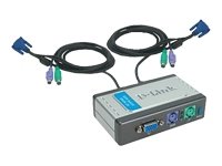 D-Link DKVM-2K Umschalter KVM f&uuml;r 2 PCs