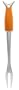 Art and Cook Kitchen Fork, Orange