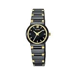 Pulsar Ladies Dress Black Ion Gold-Tone Watch #PTC367 by Pulsar